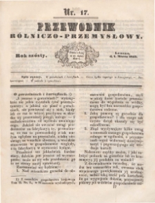 Przewodnik Rolniczo-Przemysłowy 1843.03.01 R.6 Nr 17