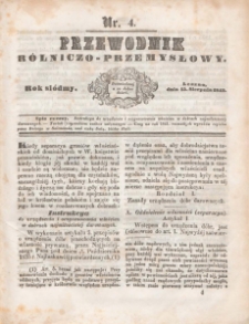 Przewodnik Rolniczo-Przemysłowy 1843.08.15 R.7 Nr 4