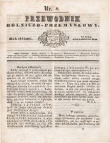Przewodnik Rolniczo-Przemysłowy 1843.10.15 R.7 Nr 8
