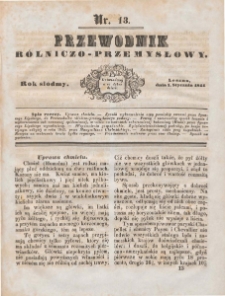Przewodnik Rolniczo-Przemysłowy 1844.01.01 R.7 Nr 13