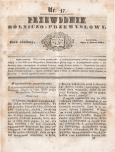 Przewodnik Rolniczo-Przemysłowy 1844.03.01 R.7 Nr 17