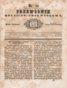 Przewodnik Rolniczo-Przemysłowy 1844.04.15 R.7 Nr 20