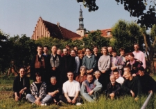 Wizyta Jakusho rosi Kwonga w Klasztorze Benedyktyn&oacute;w w Lubiniu. 1995 r.