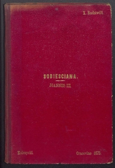 Honor serenissimi ac potentissimi principis Ioannis III. Regis Poloniae [&hellip;] coronatus
