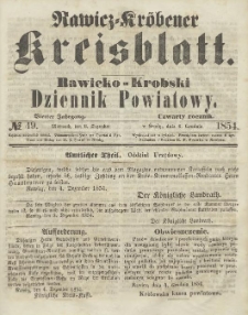 Rawicko-Krobski Dziennik Powiatowy. 1854.12.06 R.4 Nr 49