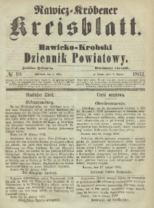 Rawicko-Krobski Dziennik Powiatowy. 1862.03.05 R.12 Nr 10