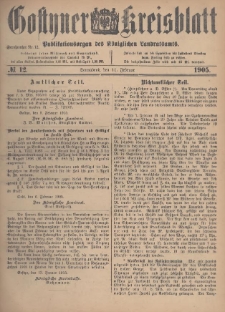 Gostyner Kreisblatt 1905.02.11 Nr 12