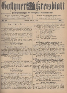 Gostyner Kreisblatt 1905.03.15 Nr 21