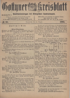 Gostyner Kreisblatt 1905.08.26 Nr 68
