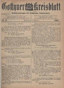 Gostyner Kreisblatt 1905.09.06 Nr 71