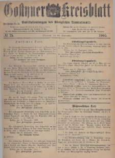 Gostyner Kreisblatt 1905.09.20 Nr 75