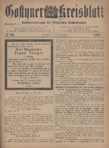 Gostyner Kreisblatt 1905.11.29 Nr 95