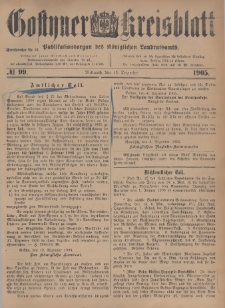 Gostyner Kreisblatt 1905.12.13 Nr 99