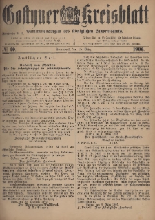 Gostyner Kreisblatt 1906.03.10 Nr 20