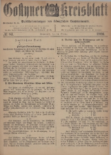 Gostyner Kreisblatt 1906.10.20 Nr 84