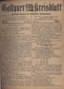 Gostyner Kreisblatt 1908.02.05 Nr 11