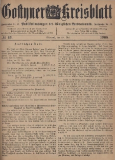 Gostyner Kreisblatt 1908.05.27 Nr 43