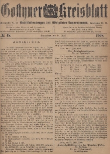 Gostyner Kreisblatt 1908.06.13 Nr 48