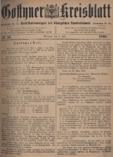 Gostyner Kreisblatt 1908.07.08 Nr 55