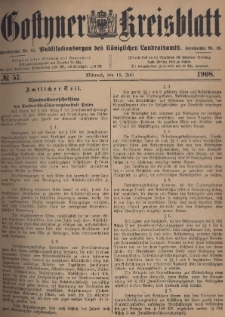Gostyner Kreisblatt 1908.07.15 Nr 57