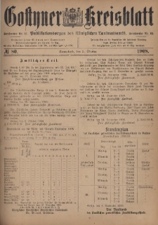 Gostyner Kreisblatt 1908.10.03 Nr 80