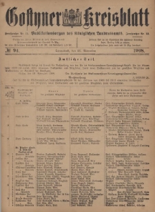 Gostyner Kreisblatt 1908.11.21 Nr 94