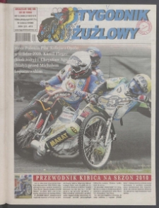 Tygodnik Żużlowy 2010.03.21 R.20 Nr 12 (1009)