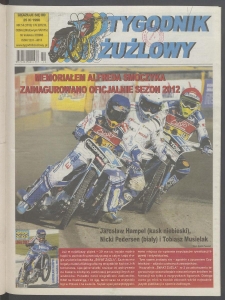 Tygodnik Żużlowy 2012.04.01 R.22 Nr 14 (1115)