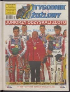 Tygodnik Żużlowy 2012.09.09 R.22 Nr 37 (1138)