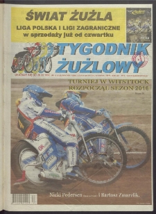 Tygodnik Żużlowy 2016.03.21 R.26 Nr 12 (1322)