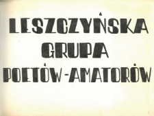 Leszczyńska Grupa Poet&oacute;w-Amator&oacute;w
