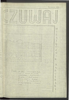Czuwaj. Miesięcznik Harcerski 1936.04 R.3 Nr 4