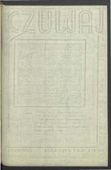 Czuwaj. Miesięcznik Harcerski 1936.06 R.3 Nr 6