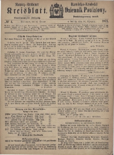 Rawicko-Krobski Dziennik Powiatowy. 1871.01.14 R. 21 Nr 4