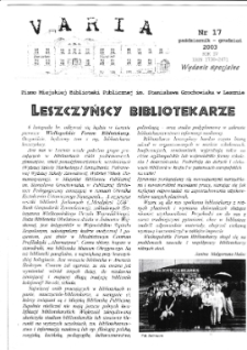 Varia 2003 Nr 17