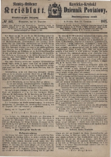 Rawicko-Krobski Dziennik Powiatowy. 1871.12.23 R. 21 Nr 102