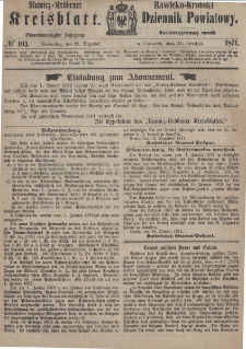 Rawicko-Krobski Dziennik Powiatowy. 1871.12.28 R. 21 Nr 103v
