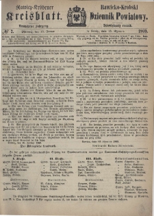 Rawicko-Krobski Dziennik Powiatowy. 1869.01.13 R. 19 Nr 2