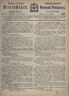 Rawicko-Krobski Dziennik Powiatowy. 1869.02.24 R. 19 Nr 8
