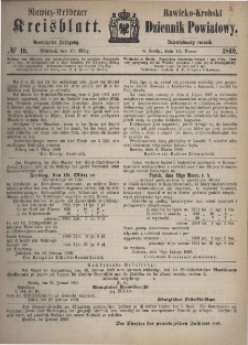 Rawicko-Krobski Dziennik Powiatowy. 1869.03.10 R. 19 Nr 10