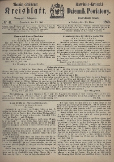 Rawicko-Krobski Dziennik Powiatowy. 1869.07.10 R. 19 Nr 41