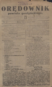Orędownik Powiatu Gostyńskiego 1920.01.06 R.2 Nr 3