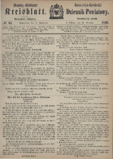 Rawicko-Krobski Dziennik Powiatowy. 1869.09.25 R. 19 Nr 63