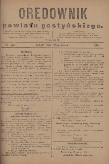 Orędownik Powiatu Gostyńskiego 1919.03.22 R.1 Nr 55
