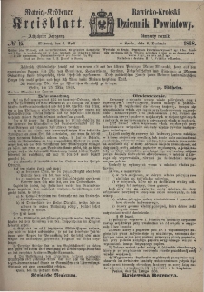 Rawicko-Krobski Dziennik Powiatowy. 1868.04.08 R. 18 Nr 15
