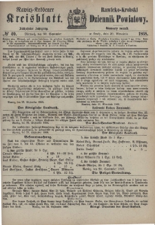 Rawicko-Krobski Dziennik Powiatowy. 1868.09.30 R. 18 Nr 40