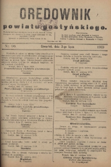 Orędownik Powiatu Gostyńskiego 1919.07.03 R.1 Nr 96