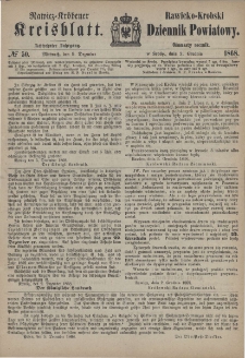 Rawicko-Krobski Dziennik Powiatowy. 1868.12.09 R. 18 Nr 50