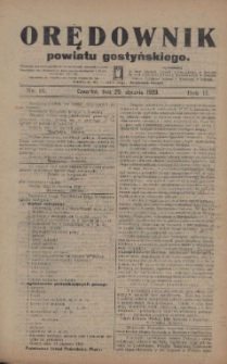Orędownik Powiatu Gostyńskiego 1920.01.29 R.2 Nr 13