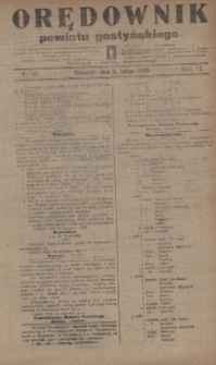 Orędownik Powiatu Gostyńskiego 1920.02.05 R.2 Nr 15